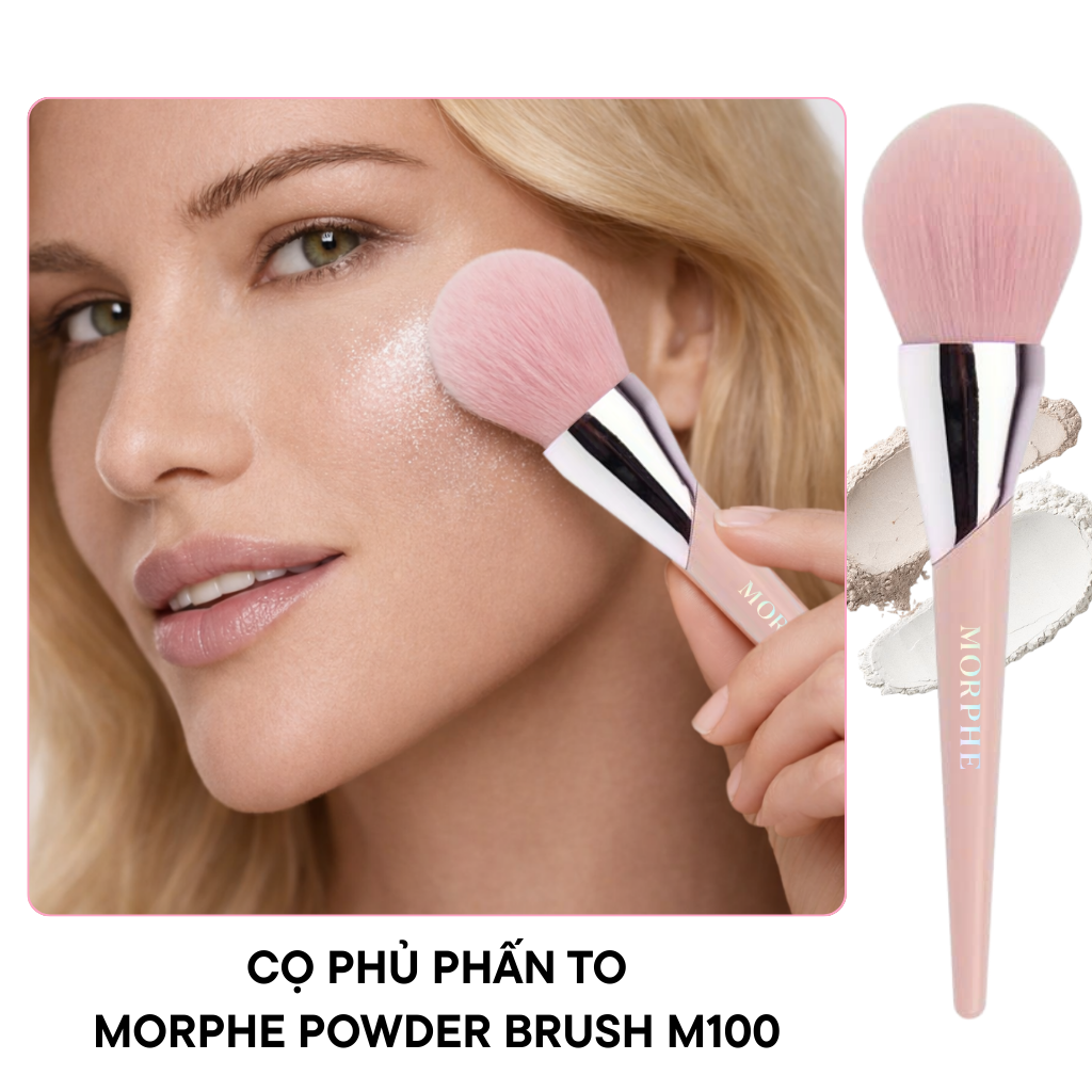 Cọ trang điểm phủ phấn MORPHE Powder Brush M100
